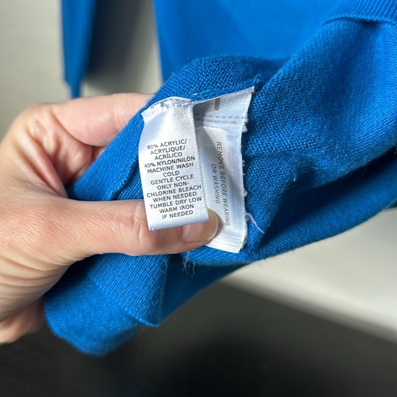 Bright Blue Swing Sweater - Picture 4 of 5